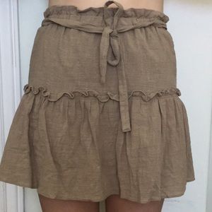 cute tiered skirt with tie bow